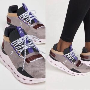 ON Running Cloud Cloudnova Zink Lily Purple Womens Sneakers Size 10